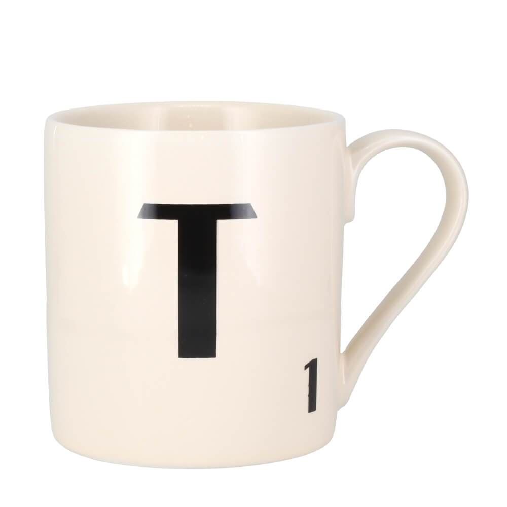 Scrabble Tile Letters A - Z Ceramic Gift Mug | All Letters In Stock