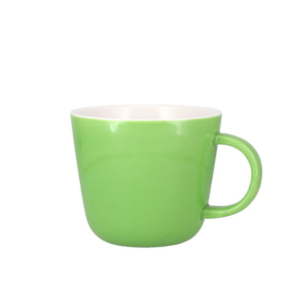 Colour Block Apple Green Porcelain Mug