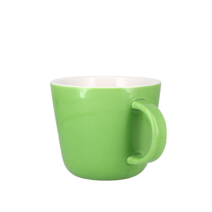 Colour Block Apple Green Porcelain Mug