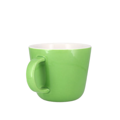 Colour Block Apple Green Porcelain Mug