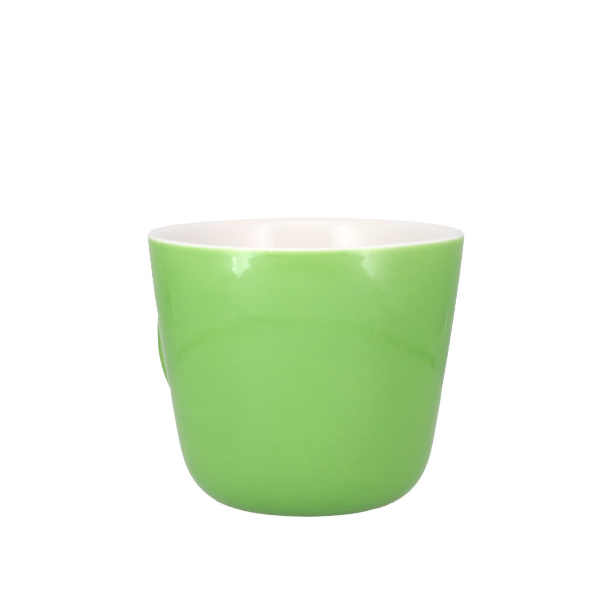 Colour Block Apple Green Porcelain Mug