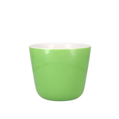 Colour Block Apple Green Porcelain Mug