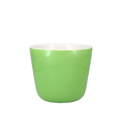 Colour Block Apple Green Porcelain Mug