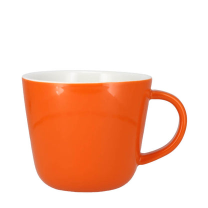 Joyce & Joan Rainbow Colours Pumpkin Orange Porcelain Coffee Mug