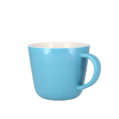 Colour Block Sky Blue Porcelain Mug