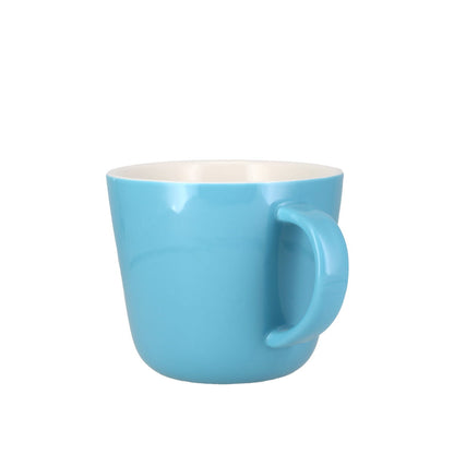 Colour Block Sky Blue Porcelain Mug