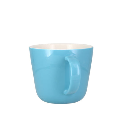 Colour Block Sky Blue Porcelain Mug