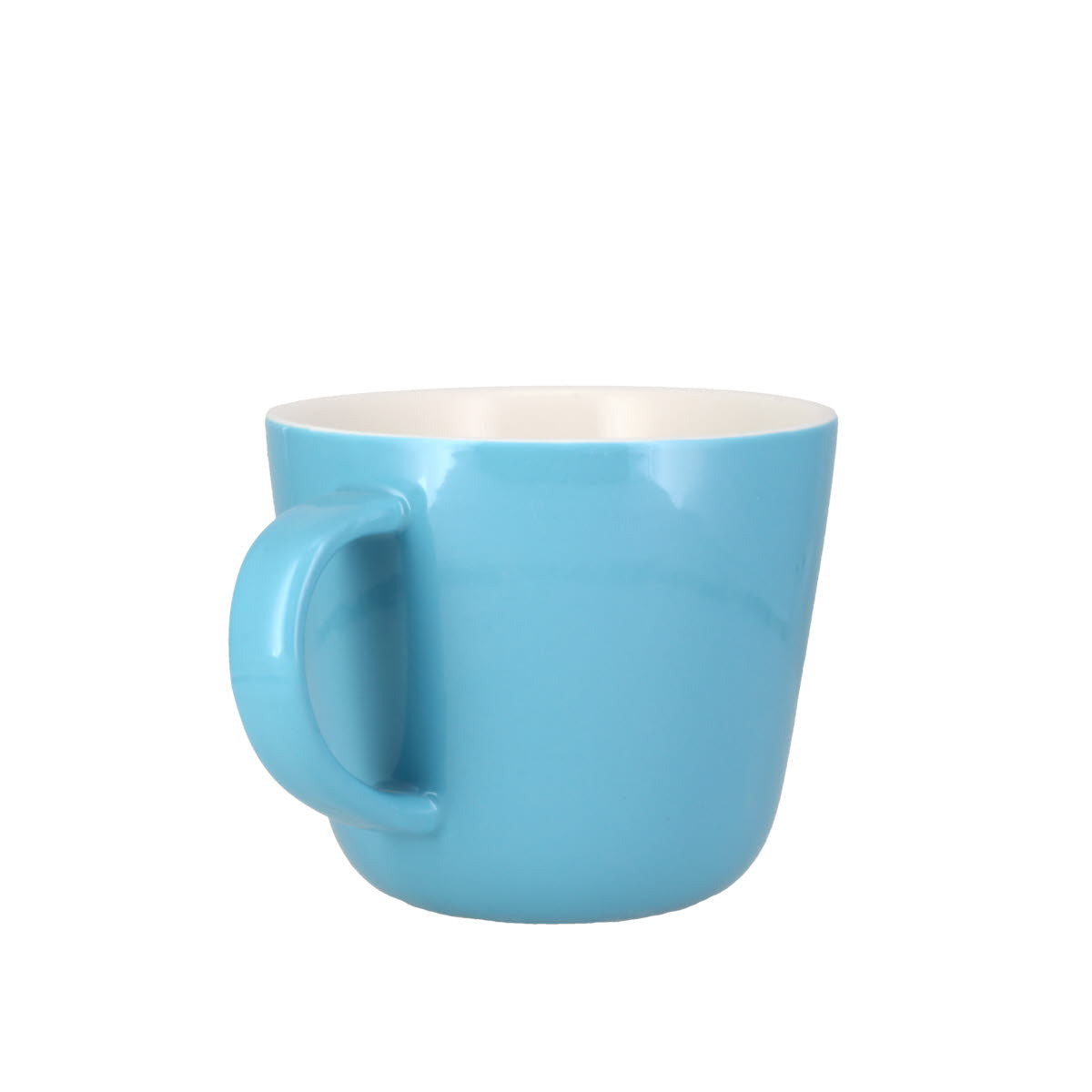 Colour Block Sky Blue Porcelain Mug