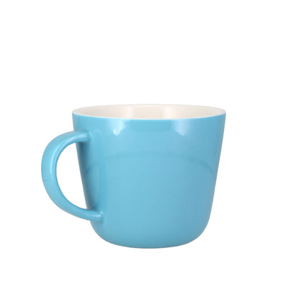 Colour Block Sky Blue Porcelain Mug