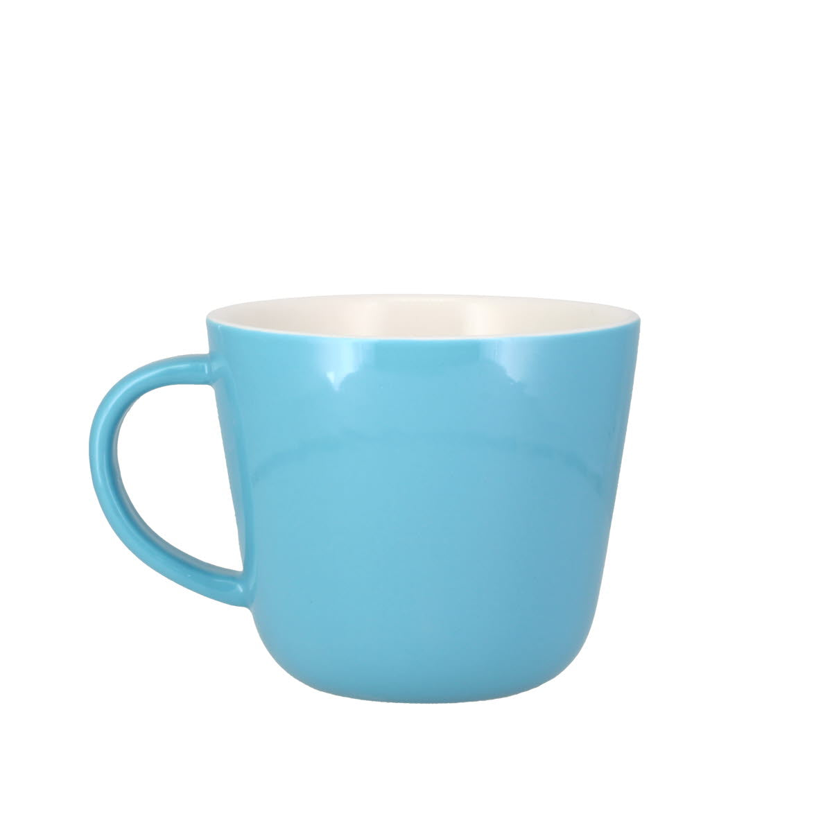 Colour Block Sky Blue Porcelain Mug