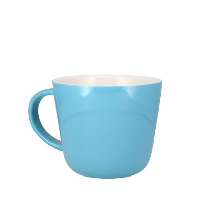 Colour Block Sky Blue Porcelain Mug