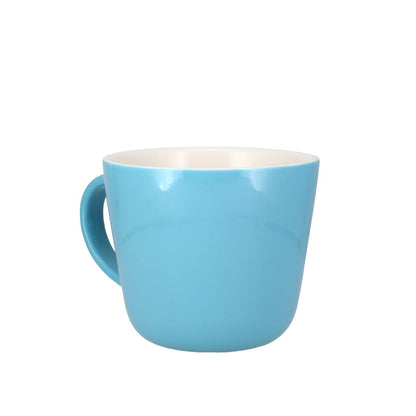 Colour Block Sky Blue Porcelain Mug