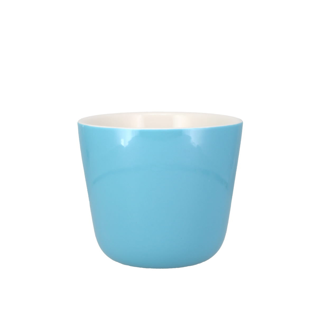 Colour Block Sky Blue Porcelain Mug