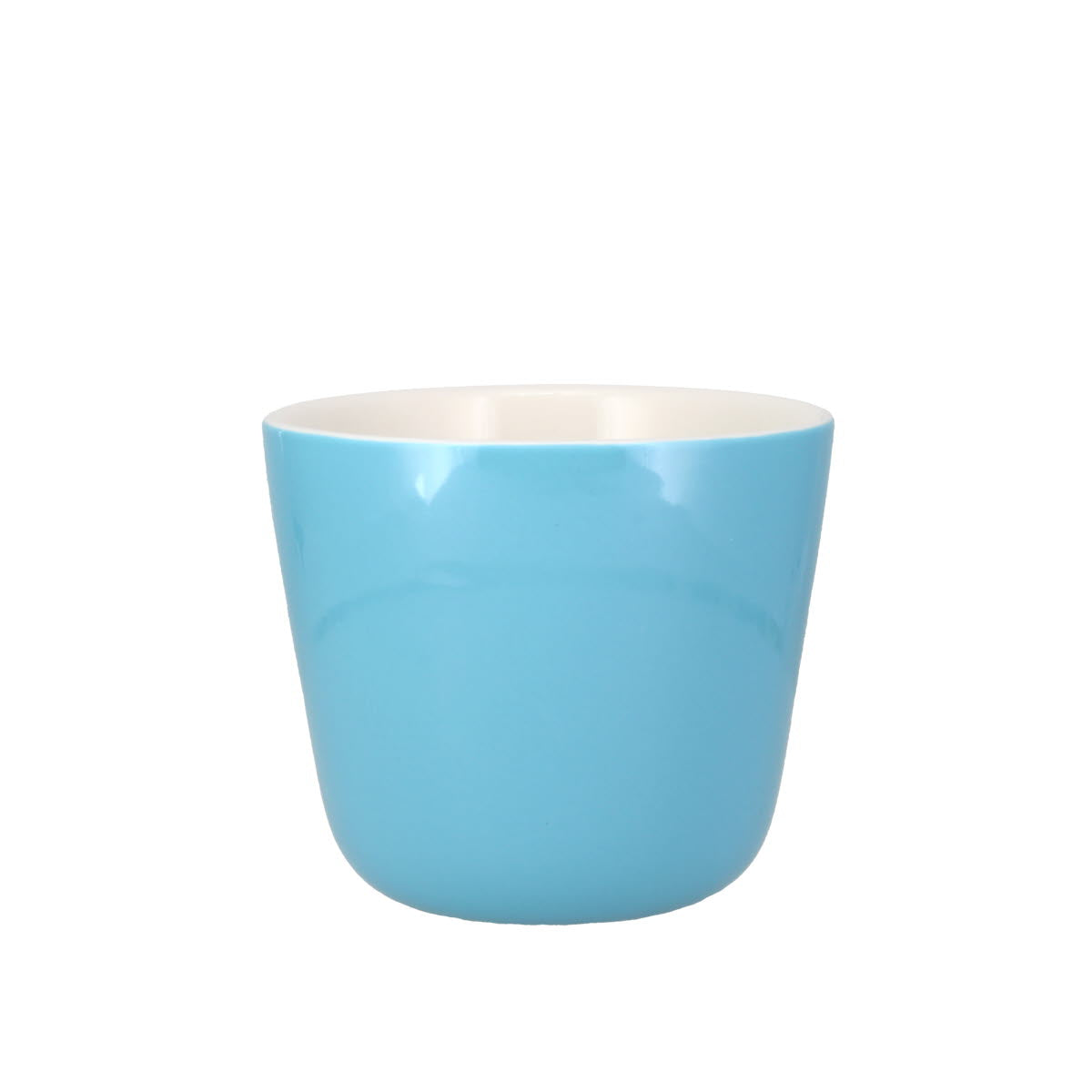 Colour Block Sky Blue Porcelain Mug