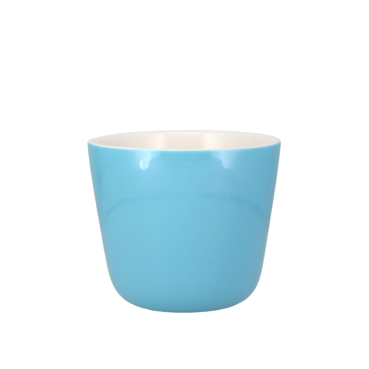 Colour Block Sky Blue Porcelain Mug