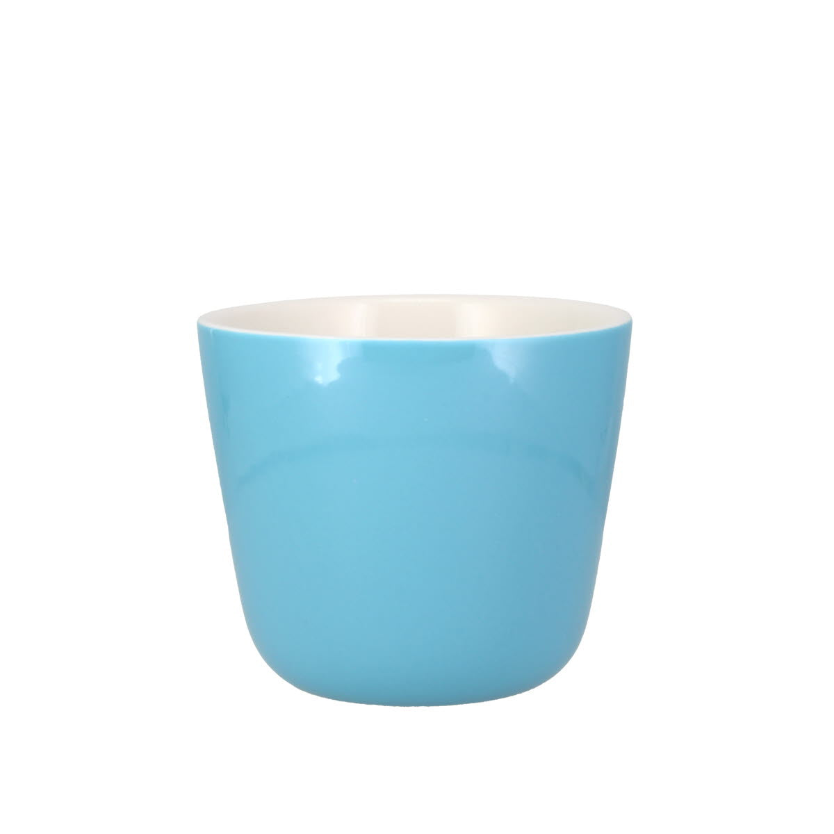 Colour Block Sky Blue Porcelain Mug