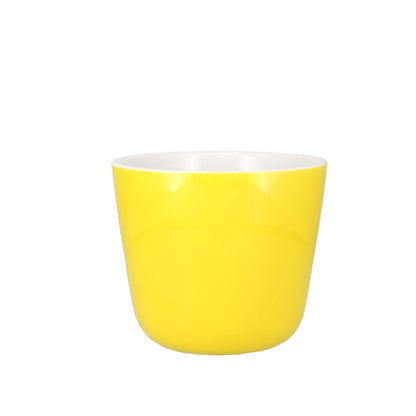 Colour Block Lemon Yellow Porcelain Mug