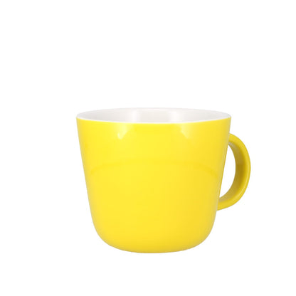 Colour Block Lemon Yellow Porcelain Mug